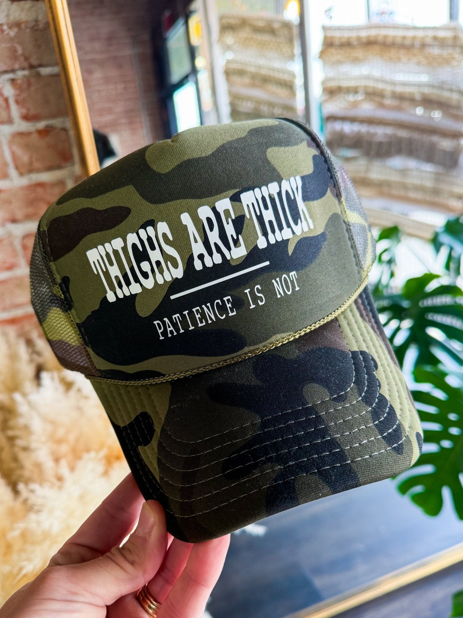 Thighs Are Thick Trucker Hat - Southern Chic Tees & Boutique