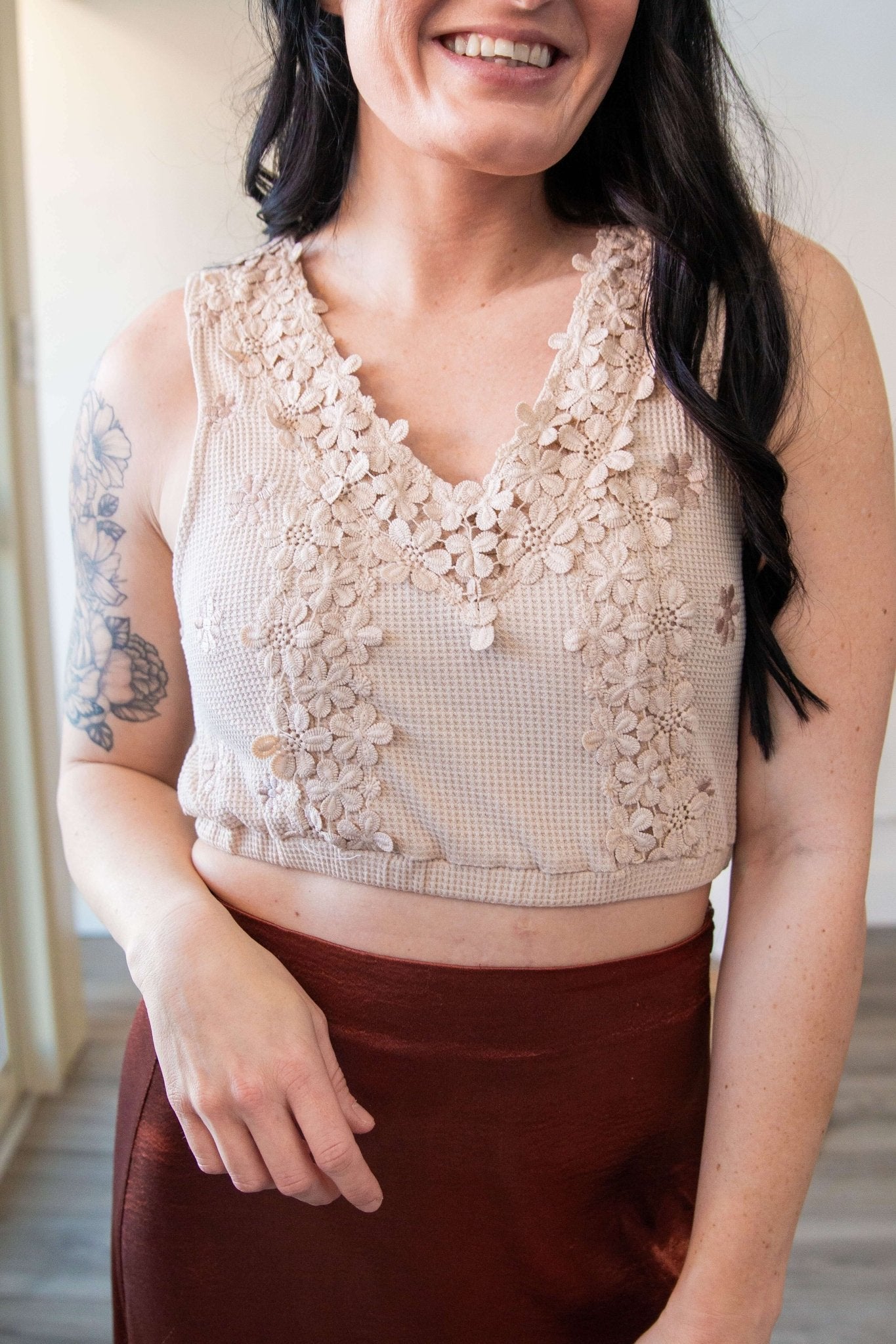 This Is Love Bralette - Beige - Southern Chic Tees & Boutique