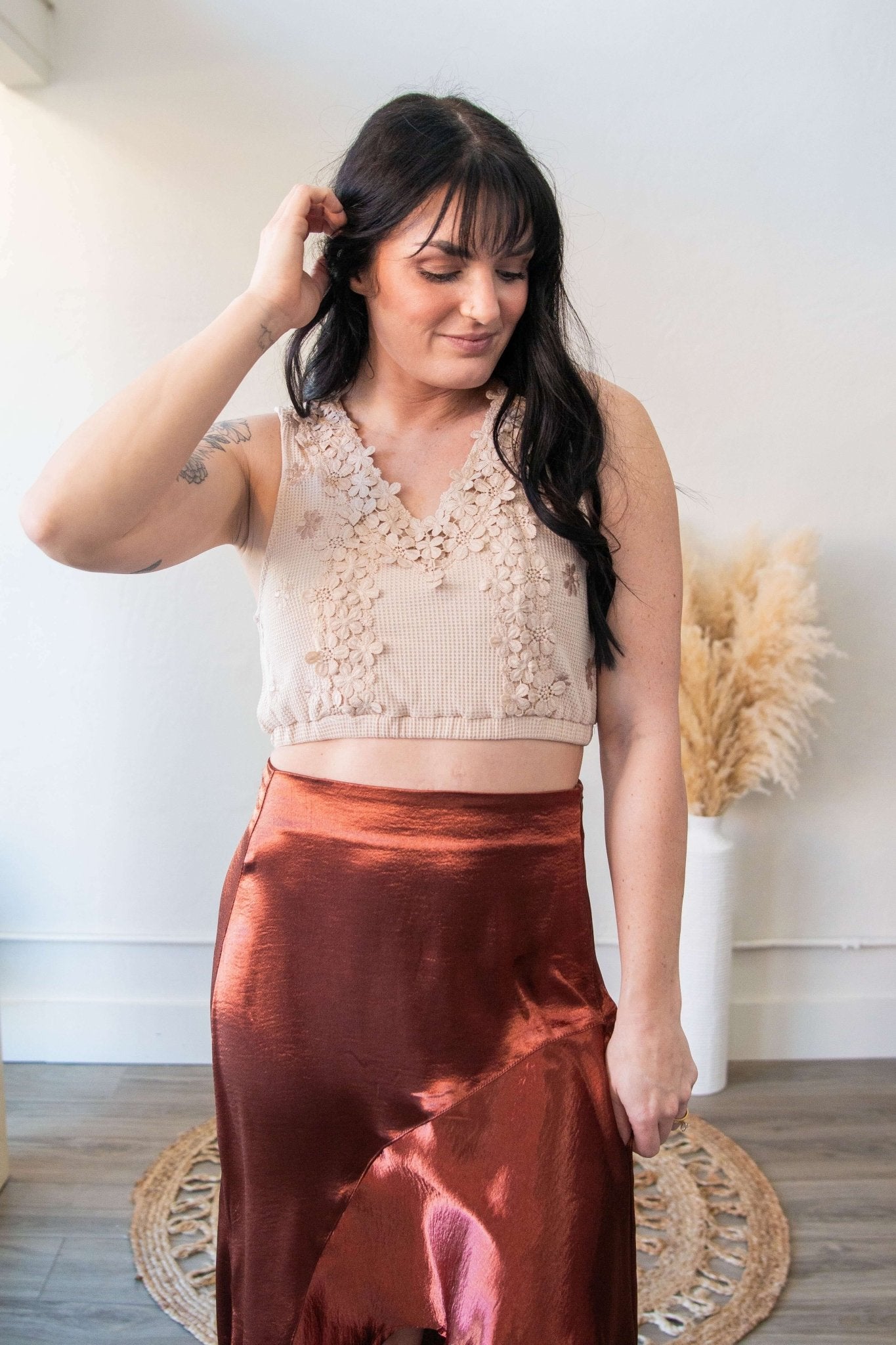 This Is Love Bralette - Beige - Southern Chic Tees & Boutique