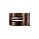 Tortoise Teleties Rectangle Flat Clip - Southern Chic Tees & Boutique