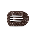 Truly Taupe Quilted Flat Round Teleties Clip - Southern Chic Tees & Boutique