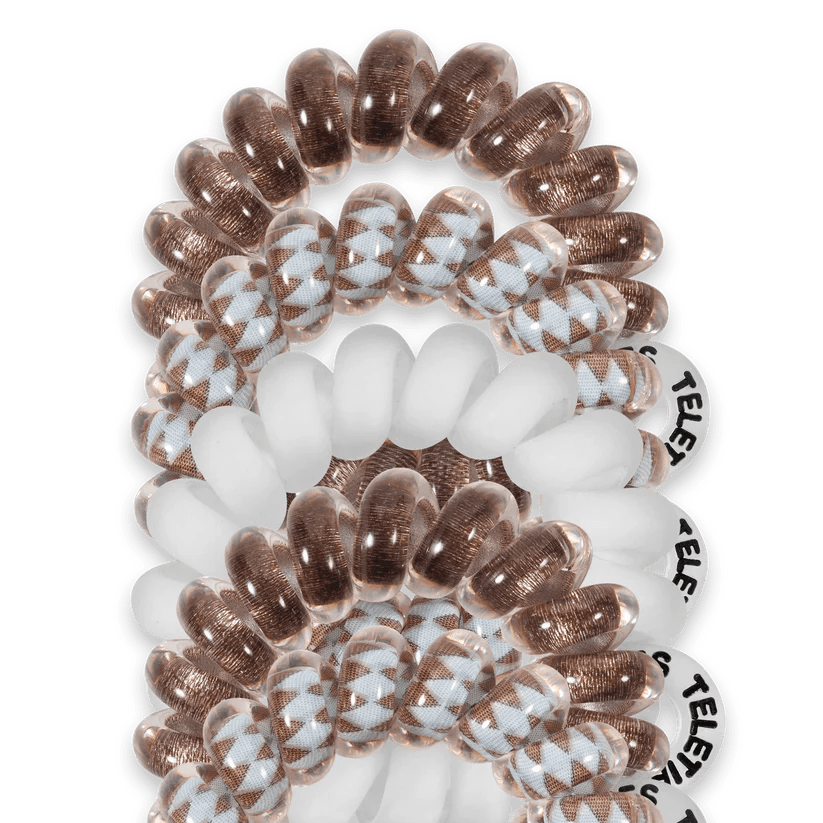 Truly Taupe Tiny Teleties Hair Ties - Southern Chic Tees & Boutique