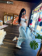 Urban Safari: Washed Leopard Stretch Pant - Southern Chic Tees & Boutique