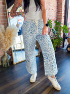 Urban Safari: Washed Leopard Stretch Pant - Southern Chic Tees & Boutique