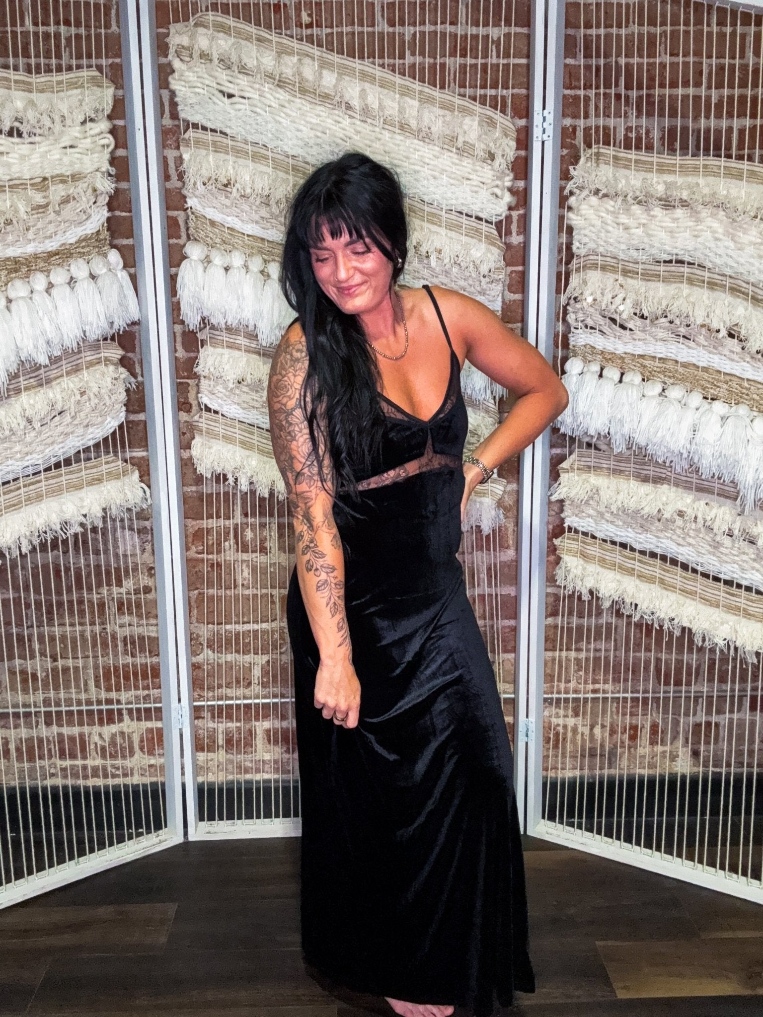 Velvet Noel Lace Dress - Southern Chic Tees & Boutique