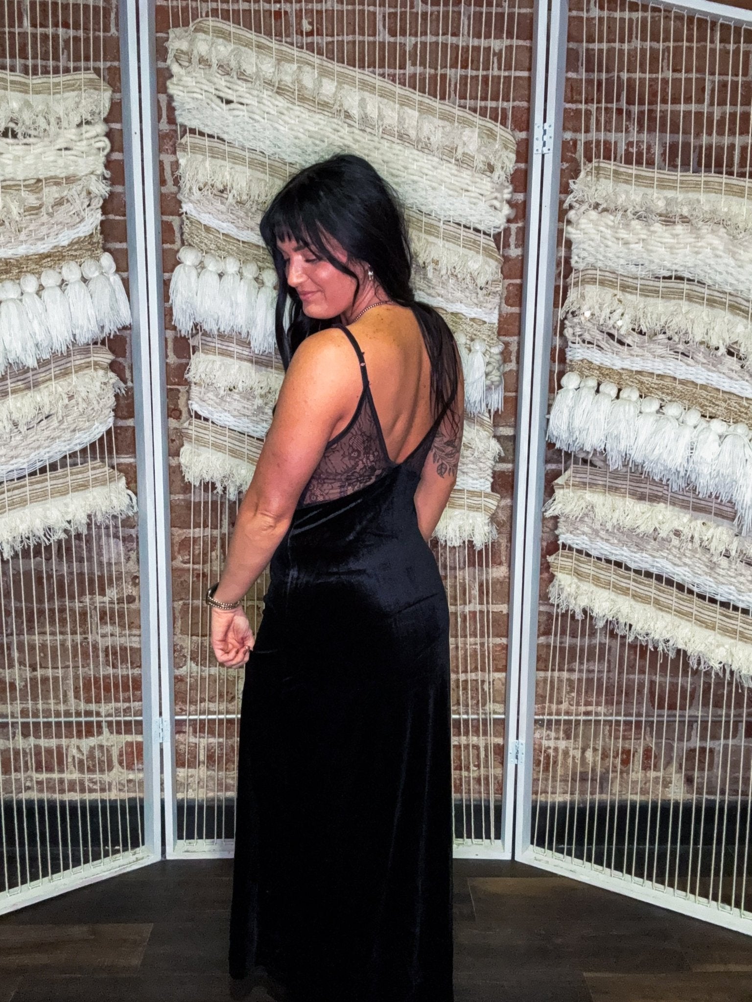 Velvet Noel Lace Dress - Southern Chic Tees & Boutique