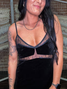 Velvet Noel Lace Dress - Southern Chic Tees & Boutique