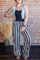 Vertical Vibes Stripe Pants - Southern Chic Tees & Boutique