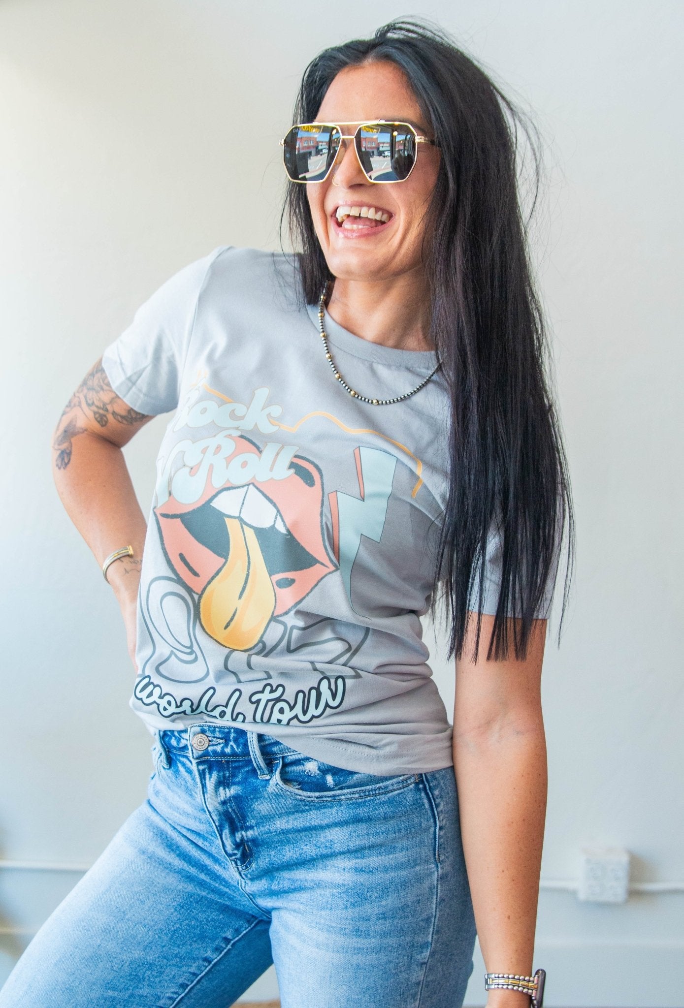 Vintage Rock n Roll Graphic Tee - Southern Chic Tees & Boutique