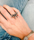 Western Coquette Bow Cuff Ring - Southern Chic Tees & Boutique