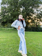 Wild Spirit Horse Graphic Cropped Cardigan - Southern Chic Tees & Boutique