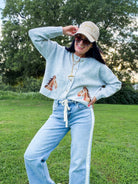 Wild Spirit Horse Graphic Cropped Cardigan - Southern Chic Tees & Boutique