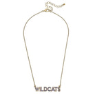 Wildcats Outline Enamel Necklace - Southern Chic Tees & Boutique