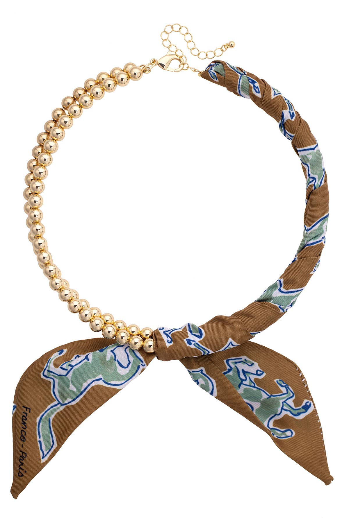 Winnie Ball Bead Scarf Necklace - Southern Chic Tees & Boutique