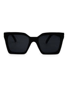 Wylie - Women's Oversized Square Sunglasses: Black - Southern Chic Tees & Boutique