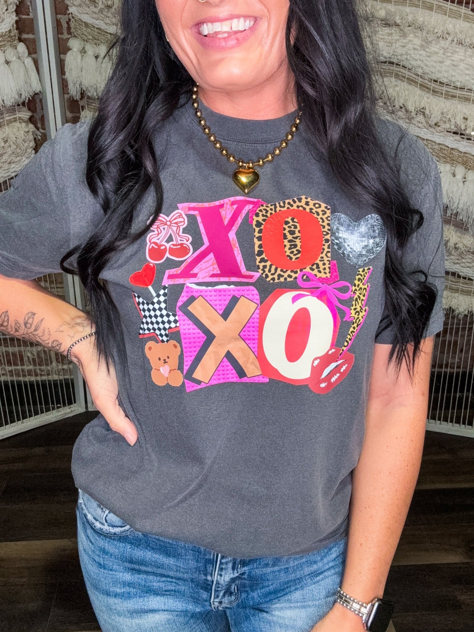 XOXO Graphic Tee - Southern Chic Tees & Boutique
