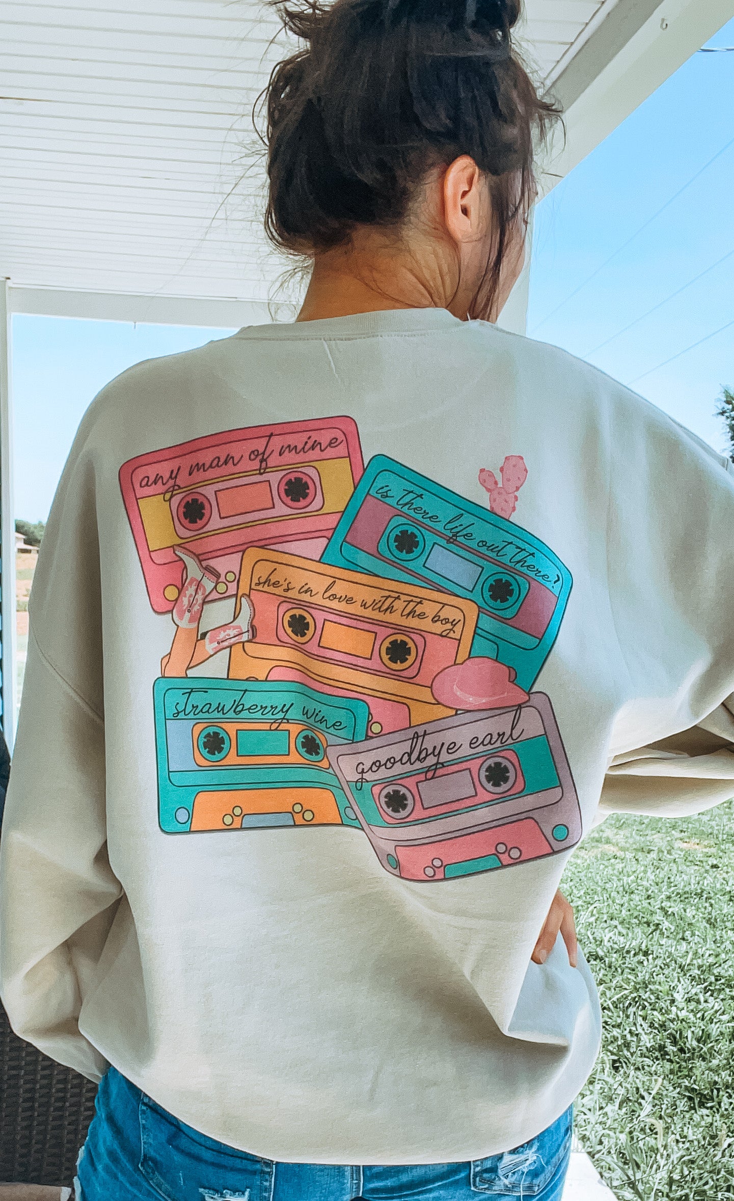 Country Cassette Tee/Sweatshirt